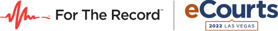 The For The Record and eCourts logos