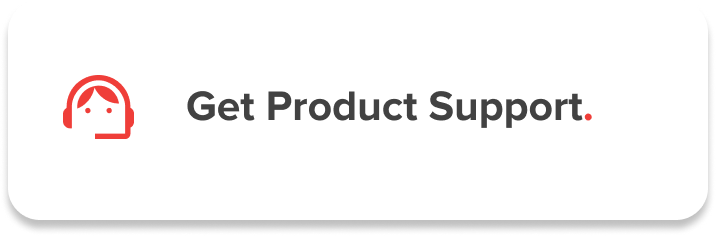 Get Product Support button